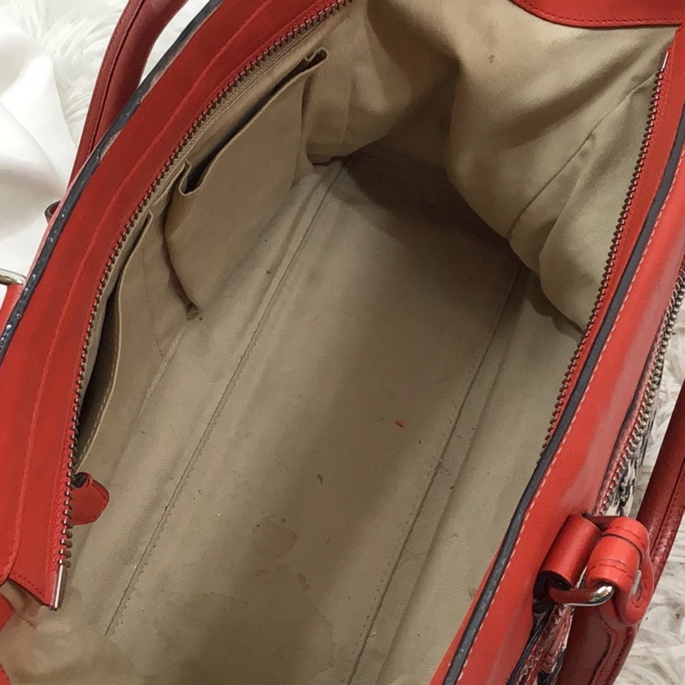 Coach Legacy Ocelot Candace leather satchel shoulder bag - Picture 12 of 14